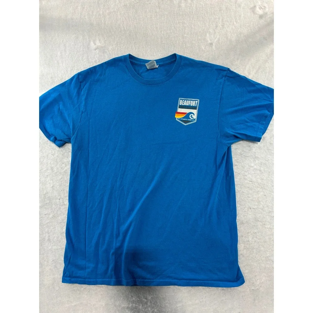 Pro Weight Beaufort South Carolina Atlantic Coast Surfing Blue Tee Youth Large